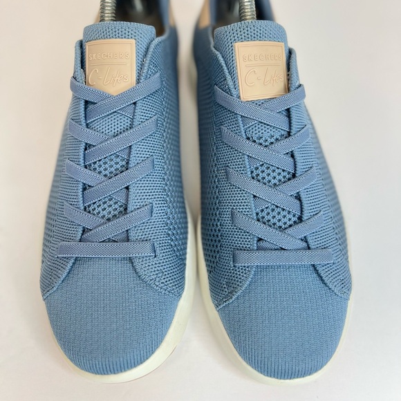 Skechers C-Lites L.A. Women’s Street Shoes Breathable Knit Sz 9.5 Memory Foam A+ - Picture 4 of 16